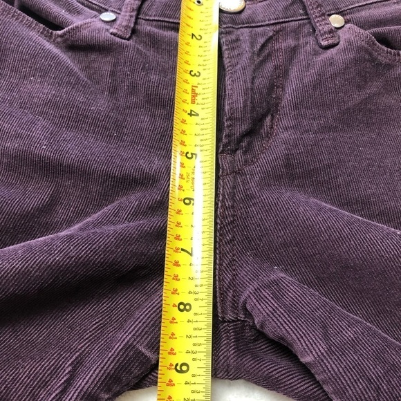 Levi's Plum Corduroy Skinny Pants 27 - Picture 6 of 7